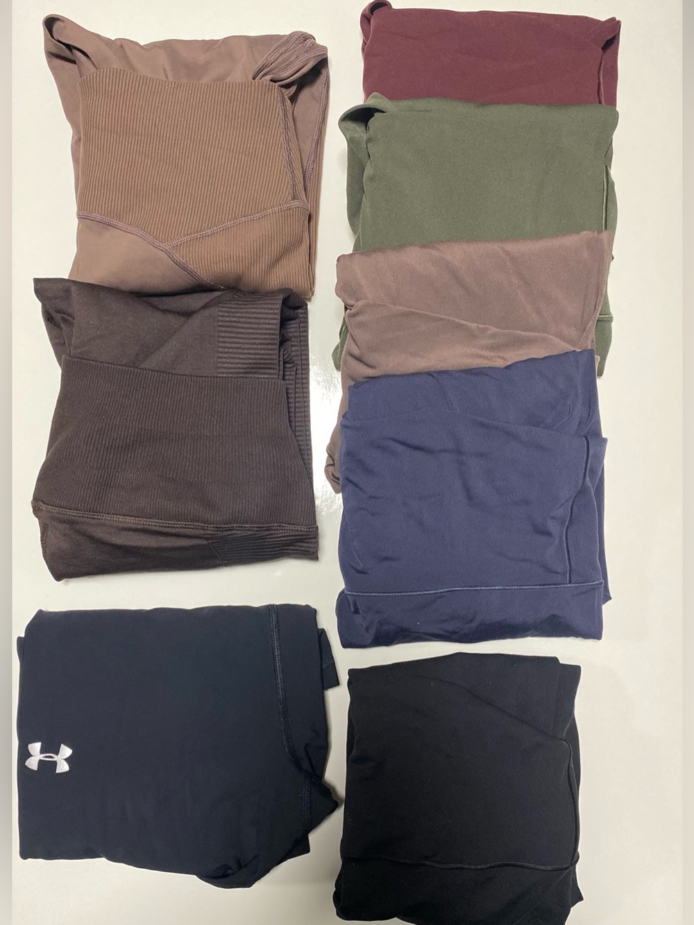 ✨ 8 ITEMS ✨ Aerie Leggings Bundle – Real Me High Waisted + Crossover | M/L